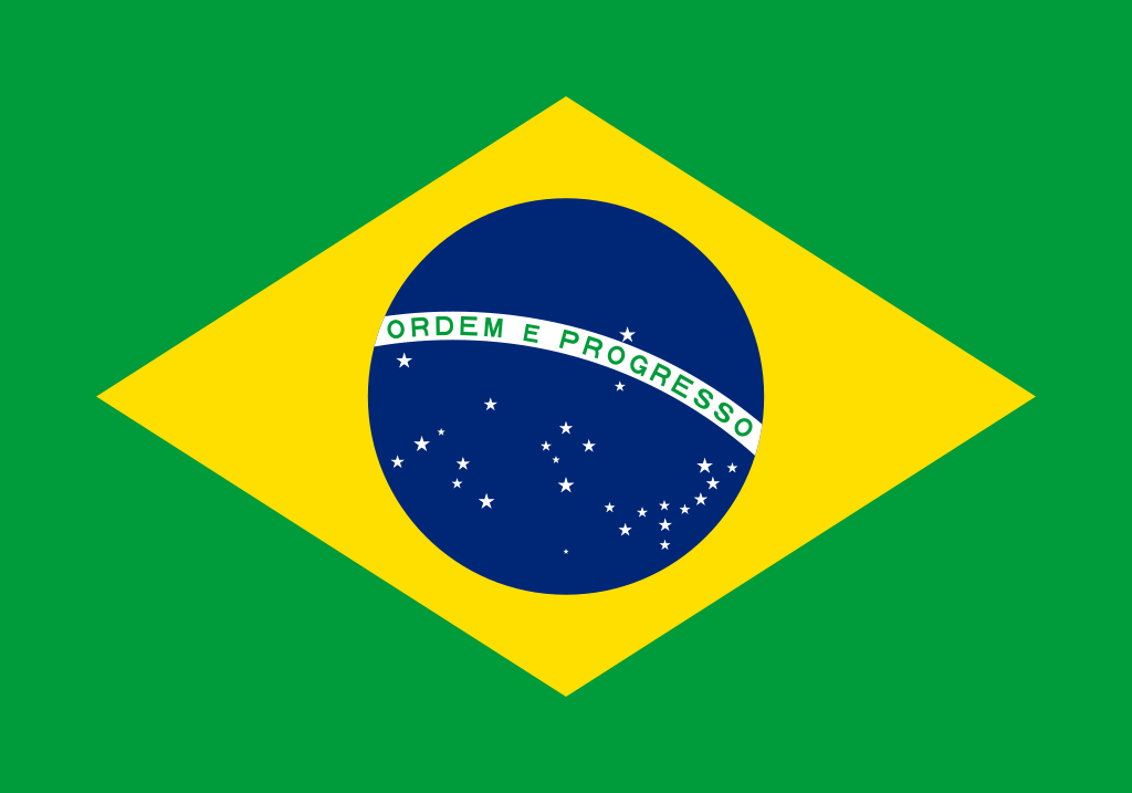 Bandeira do Brasil.